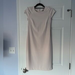 Calvin Klein Blush Nude Sheath Dress – Size 6